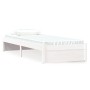 Weißer Einzelbettrahmen aus Massivholz, 75 x 190 cm von vidaXL, Betten und Lattenroste - Ref: Foro24-814910, Preis: 81,95 €, ...