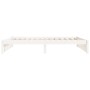 Estructura de cama madera maciza individual blanco 75x190 cm de vidaXL, Camas y somieres - Ref: Foro24-814910, Precio: 81,89 ...