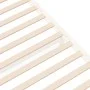 White single solid wood bed frame 75x190 cm by vidaXL, Beds and slatted bases - Ref: Foro24-814910, Price: 65,01 €, Discount: %