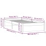 Weißer Einzelbettrahmen aus Massivholz, 75 x 190 cm von vidaXL, Betten und Lattenroste - Ref: Foro24-814910, Preis: 81,95 €, ...