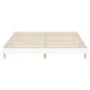 White engineered wood bed frame 120x200 cm by vidaXL, Beds and slatted bases - Ref: Foro24-832045, Price: 109,60 €, Discount: %