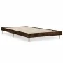 Bettgestell aus geräuchertem Eichenholzwerkstoff, 90 x 190 cm von vidaXL, Betten und Lattenroste - Ref: Foro24-832098, Preis:...