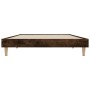 Smoked oak engineered wood bed frame 90x190 cm by vidaXL, Beds and slatted bases - Ref: Foro24-832098, Price: 76,59 €, Discou...