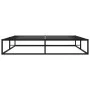 Black metal bed frame 200x200 cm by vidaXL, Beds and slatted bases - Ref: Foro24-324791, Price: 138,27 €, Discount: %
