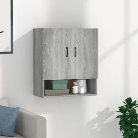 Wandschrank Sperrholz Sonoma grau 60x31x70 cm von vidaXL, Schließfächer und Lagerschränke - Ref: Foro24-817589, Preis: 59,87 ...
