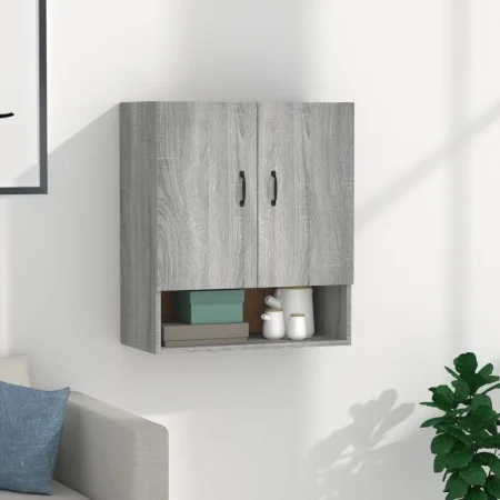 Wandschrank Sperrholz Sonoma grau 60x31x70 cm von vidaXL, Schließfächer und Lagerschränke - Ref: Foro24-817589, Preis: 59,87 ...