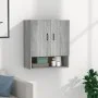 Gray Sonoma plywood wall cabinet 60x31x70 cm by vidaXL, Lockers and storage cabinets - Ref: Foro24-817589, Price: 59,87 €, Di...