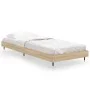 Estructura de cama madera de ingeniería roble Sonoma 75x190 cm de vidaXL, Camas y somieres - Ref: Foro24-832208, Precio: 62,4...