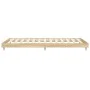 Sonoma oak engineered wood bed frame 75x190 cm by vidaXL, Beds and slatted bases - Ref: Foro24-832208, Price: 62,40 €, Discou...