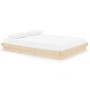 Estructura de cama madera maciza 150x200 cm de vidaXL, Camas y somieres - Ref: Foro24-819912, Precio: 150,86 €, Descuento: %