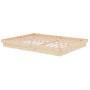 Estructura de cama madera maciza 150x200 cm de vidaXL, Camas y somieres - Ref: Foro24-819912, Precio: 150,86 €, Descuento: %