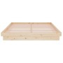 Estructura de cama madera maciza 150x200 cm de vidaXL, Camas y somieres - Ref: Foro24-819912, Precio: 150,86 €, Descuento: %