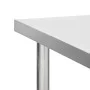Küchenarbeitstisch mit Edelstahlrädern 100x30x85 cm von vidaXL, Wiederherstellung - Ref: Foro24-51637, Preis: 129,12 €, Rabat...
