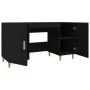 Schwarzer Sperrholzschreibtisch 140x50x75 cm von vidaXL, Schreibtische - Ref: Foro24-812763, Preis: 116,01 €, Rabatt: %