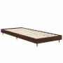 Estructura de cama madera de ingeniería roble marrón 75x190 cm de vidaXL, Camas y somieres - Ref: Foro24-832212, Precio: 64,4...