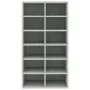 Concrete gray plywood shoe rack 54x34x100.5 cm by vidaXL, Shoe racks and shoe organizers - Ref: Foro24-800400, Price: 77,74 €...