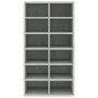 Schuhregal aus betongrauem Sperrholz, 54 x 34 x 100,5 cm von vidaXL, Schuhregale und Schuhorganisatoren - Ref: Foro24-800400,...