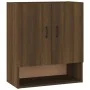 Wandschrank aus braunem Eichensperrholz, 60 x 31 x 70 cm von vidaXL, Schließfächer und Lagerschränke - Ref: Foro24-817590, Pr...