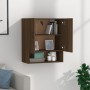 Wandschrank aus braunem Eichensperrholz, 60 x 31 x 70 cm von vidaXL, Schließfächer und Lagerschränke - Ref: Foro24-817590, Pr...