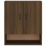 Wandschrank aus braunem Eichensperrholz, 60 x 31 x 70 cm von vidaXL, Schließfächer und Lagerschränke - Ref: Foro24-817590, Pr...