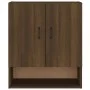 Wandschrank aus braunem Eichensperrholz, 60 x 31 x 70 cm von vidaXL, Schließfächer und Lagerschränke - Ref: Foro24-817590, Pr...