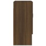 Oak brown plywood wall cabinet 60x31x70 cm by vidaXL, Lockers and storage cabinets - Ref: Foro24-817590, Price: 55,04 €, Disc...