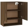 Wandschrank aus braunem Eichensperrholz, 60 x 31 x 70 cm von vidaXL, Schließfächer und Lagerschränke - Ref: Foro24-817590, Pr...