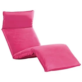 Pink Oxford Cloth Folding Lounger by vidaXL, Loungers - Ref: Foro24-316047, Price: 104,68 €, Discount: %