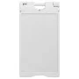 Caballete publicitario estructura en A HDPE gris 45x7x84,5 cm de vidaXL, Actividades al aire libre - Ref: Foro24-154403, Prec...