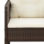 2-teiliges Gartenmöbel-Set und braune synthetische Rattankissen von vidaXL, Gartensets - Ref: Foro24-319677, Preis: 103,68 €,...