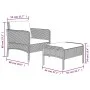 2-piece garden furniture set and brown synthetic rattan cushions by vidaXL, Garden sets - Ref: Foro24-319677, Price: 99,46 €,...