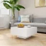 Mesa de centro madera contrachapada blanco 60x60x31,5 cm by vidaXL, Coffee table - Ref: Foro24-806885, Price: 41,36 €, Discou...