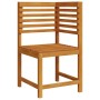 Conjunto de Bancos de Jardín 3 pcs Marrón