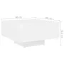Mesa de centro madera contrachapada blanco 60x60x31,5 cm by vidaXL, Coffee table - Ref: Foro24-806885, Price: 41,36 €, Discou...