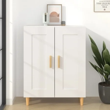 Weißes Sperrholz-Sideboard 69,5 x 34 x 90 cm von vidaXL, Sideboards - Ref: Foro24-812132, Preis: 74,17 €, Rabatt: %