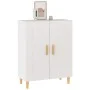 Weißes Sperrholz-Sideboard 69,5 x 34 x 90 cm von vidaXL, Sideboards - Ref: Foro24-812132, Preis: 74,17 €, Rabatt: %
