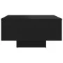 Mesa de centro madera contrachapada negro 60x60x31,5 cm de vidaXL, Mesas de centro - Ref: Foro24-806886, Precio: 43,23 €, Des...