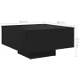 Mesa de centro madera contrachapada negro 60x60x31,5 cm de vidaXL, Mesas de centro - Ref: Foro24-806886, Precio: 43,23 €, Des...
