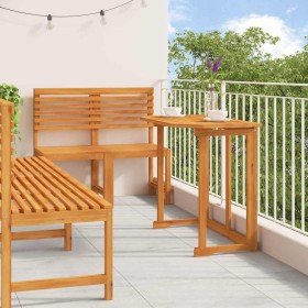 Juego Bistro de Jardín 5 pcs Marrón madera maciza de acacia en Conjuntos de jardín | Comprar online en Foro24