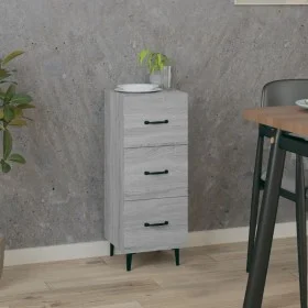 Sonoma gray engineered wood sideboard 34.5x34x90 cm by vidaXL, Sideboards - Ref: Foro24-817412, Price: 50,11 €, Discount: %