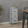 Sonoma gray engineered wood sideboard 34.5x34x90 cm by vidaXL, Sideboards - Ref: Foro24-817412, Price: 61,70 €, Discount: %