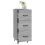 Aparador madera de ingeniería gris Sonoma 34,5x34x90 cm de vidaXL, Aparadores - Ref: Foro24-817412, Precio: 98,11 €