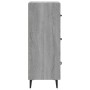 Sonoma gray engineered wood sideboard 34.5x34x90 cm by vidaXL, Sideboards - Ref: Foro24-817412, Price: 61,70 €, Discount: %