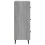 Sonoma gray engineered wood sideboard 34.5x34x90 cm by vidaXL, Sideboards - Ref: Foro24-817412, Price: 50,11 €, Discount: %