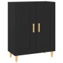 Aparador de madera contrachapada negro 69,5x34x90 cm de vidaXL, Aparadores - Ref: Foro24-812133, Precio: 85,85 €