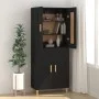 Black plywood sideboard 69.5x34x90 cm by vidaXL, Sideboards - Ref: Foro24-812133, Price: 76,31 €, Discount: %