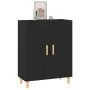 Black plywood sideboard 69.5x34x90 cm by vidaXL, Sideboards - Ref: Foro24-812133, Price: 76,31 €, Discount: %