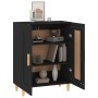 Aparador de madera contrachapada negro 69,5x34x90 cm de vidaXL, Aparadores - Ref: Foro24-812133, Precio: 85,85 €