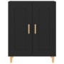 Aparador de madera contrachapada negro 69,5x34x90 cm de vidaXL, Aparadores - Ref: Foro24-812133, Precio: 85,85 €