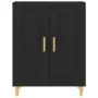 Black plywood sideboard 69.5x34x90 cm by vidaXL, Sideboards - Ref: Foro24-812133, Price: 76,31 €, Discount: %
